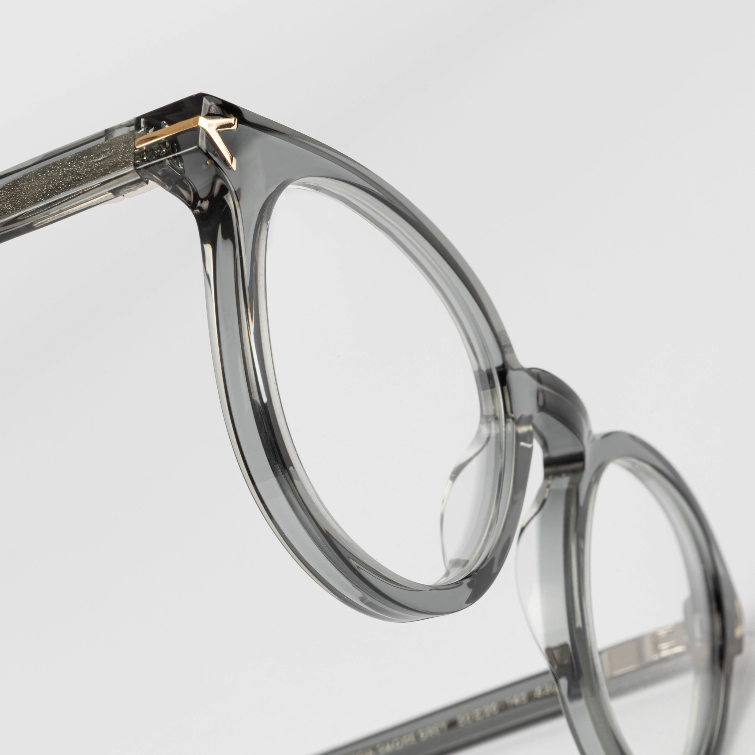 Eccleston Spectacles in Smoke Grey