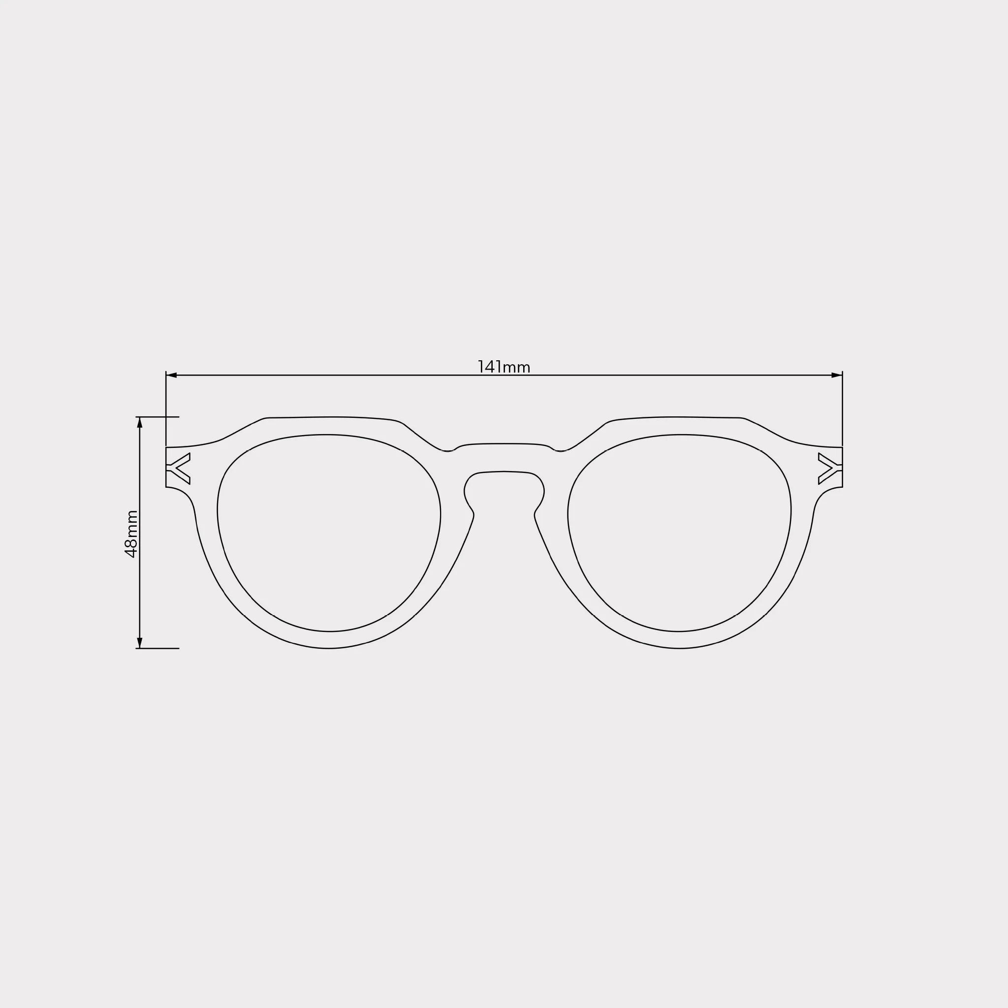 Holker Spectacles in Smoke Grey